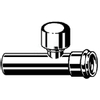Viega tuyau d'extension avec aérateur 32x125mm chrome 0500291