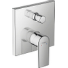 Hansgrohe Vernis Ensemble de recouvrement robinet de baignoire aérateur avec levier chrome SW651486