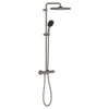 GROHE Vitalio Comfort doucheset - met thermostaat - geborsteld hard graphite (antraciet) SW1590100