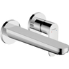 Hansgrohe Rebris s 1 greeps wastafelkraan - inbouw - wandmontage - met uitloop 20 cm - hoogglans chroom SW796427