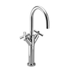 Dornbracht Tara Melangeur de lavabo monotrou avec pied surélevé sans garniture d'écoulement Chrome 0480784 Dornbracht Tara Melangeur de lavabo monotrou avec pied surélevé sans garniture d'écoulement Chrome 0480784