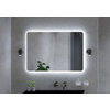 H&R Badmeubelen Spectre 2.0 Spiegel - 100x70cm - afgeronde hoeken - indirecte dotless LED verlichting - touch sensor - traploos dimbaar - kleurtemperatuur in te stellen - spiegelverwarming SW1171070