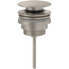 Villeroy & Boch Universal afvoerplug push to open Rond - Brushed Nickel (grijs) SW974767