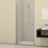Duscholux Bella Vita Nova pendeldeur voor nis 100x200cm links platinum profiel en helder glas 1020500 Duscholux Bella Vita Nova pendeldeur voor nis 100x200cm links platinum profiel en helder glas 1020500
