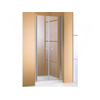 Huppe 501 Design pendeldeur voor nis 80x200cm matzilver profiel en helder glas 0360207 Huppe 501 Design pendeldeur voor nis 80x200cm matzilver profiel en helder glas 0360207