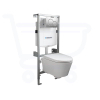 Throne Bathrooms Salina Compact inbouwset met softclose zitting afdekplaat mat chroom SW3205 Throne Bathrooms Salina Compact inbouwset met softclose zitting afdekplaat mat chroom SW3205