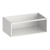 BRAUER Flourish zijkast - 80x30x45.5cm - met 1 opbergvak hoogglans wit SW445413