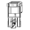 Viega Steptec WC module met Visign 2H UP inbouwreservoir 113cm frontbediening 7541805