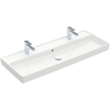 Villeroy & Boch Collaro lavabo meuble - 120x47cm - avec trop-plein 2 trous de robinet blanc SW358328