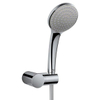 Ideal Standard Idealrain ensemble pour baignoire : flexible de douche 125cm douchette 100mm 1 jet et support de douchette réglable chrome 0180722