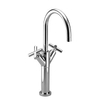 Dornbracht Tara Melangeur de lavabo monotrou avec pied surélevé sans garniture d'écoulement Platine 0480786 Dornbracht Tara Melangeur de lavabo monotrou avec pied surélevé sans garniture d'écoulement Platine 0480786
