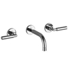 Dornbracht Tara Classic afbouwdeel voor 3 gats wandkraan sprong 190mm platina 0480417 Dornbracht Tara Classic afbouwdeel voor 3 gats wandkraan sprong 190mm platina 0480417