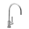 Dornbracht Tara Classic keukenkraan met hendel rechts met uitloop 235mm platina mat 0272525 Dornbracht Tara Classic keukenkraan met hendel rechts met uitloop 235mm platina mat 0272525