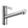 Dornbracht Eno keukenkraan met uittrekbare perlator sprong 22cm platinamat 0470860 Dornbracht Eno keukenkraan met uittrekbare perlator sprong 22cm platinamat 0470860