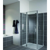 Duscholux Bella Vita Nova zijwand (op tegelvloer) 90x200cm rechts met Cleartec platinum profiel en helder glas 1020888 Duscholux Bella Vita Nova zijwand (op tegelvloer) 90x200cm rechts met Cleartec platinum profiel en helder glas 1020888