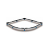 Kaldewei cadre en zircon pour receveur de douche max. 100x100cm 0342202 Kaldewei cadre en zircon pour receveur de douche max. 100x100cm 0342202