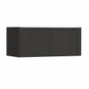 H&R Badmeubelen Juice Wastafelonderkast - 100x45x40cm - rechterhoek afgerond - 1 lade - geïntegreerde greep - basalt SW1259760