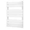 Plieger Genua radiateur design horizontal 800x550mm 405W gris foncé structuré 7253472