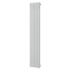 Plieger Antika Retto radiateur design vertical raccordement central 1800x295mm 994W argent métallique 7253227