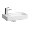 Laufen Pro S lave-mains 48x28x15cm 1 trou de robinet asymétrique à gauche céramique blanc 0084479