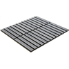 La mosaïque Mosaic Factory Sevilla - 29,6x29,9cm - carrelage mural - Rectangulaire - Porcelaine Gris Clair Brillant SW397940