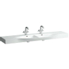 Laufen Palace meubelwastafel dubbel 180x51cm 1 kraangat wit 0084359 Laufen Palace meubelwastafel dubbel 180x51cm 1 kraangat wit 0084359