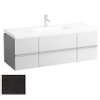 Laufen Case meuble bas avec 2 portes et 2 tiroirs 130x475x45cm v living lavabo carré 816435 chêne anthracite 0084239 Laufen Case meuble bas avec 2 portes et 2 tiroirs 130x475x45cm v living lavabo carré 816435 chêne anthracite 0084239
