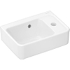 Hansgrohe Xanuia Q Wastafel/Fontein - 36x25cm - 1 kraangat - met overloop - smartclean - glans wit SW1165117
