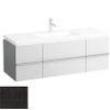 Laufen Case meuble bas avec 2 portes et 1 tiroir 130x475x45cm lavabo carré living 816435 chêne anthracite 0084236 Laufen Case meuble bas avec 2 portes et 1 tiroir 130x475x45cm lavabo carré living 816435 chêne anthracite 0084236
