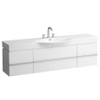 Laufen Case Meuble sous-vasque avec 1 tiroir et 2 portes 180cm pour palace wash 811708 812708 813708 et 814708 blanc 0084455 Laufen Case Meuble sous-vasque avec 1 tiroir et 2 portes 180cm pour palace wash 811708 812708 813708 et 814708 blanc 0084455