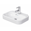 Duravit happyd 2 Lave-mains à débordement avec trou pour robinet 50x36cm blanc SW54272