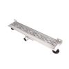 Wiesbaden Dreen DG03 RVS douchegoot met muurflens met sifon 80x7cm RVS SW699867 Wiesbaden Dreen DG03 RVS douchegoot met muurflens met sifon 80x7cm RVS SW699867