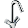 Hansgrohe Logis S wastafelkraan - 180 met waste - hoogglans chroom 0605663