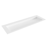Mondiaz AVON lavabo - 140x46x0.9cm - vasque centrale - sans trou de robinet - talc (blanc) SW431820