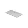 INK Topdeck XS Plan vasque - 40x22x1.2cm - pour meuble bas - céramique Statuario brillant SW798133