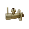 Xellanz Minimal robinet d'arrêt d'angle 1/2" x 3/8" ou à olive 10 mm laiton brossé PVD SW863138