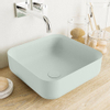 Mondiaz Binx waskom 36x36x13cm vierkant opbouw Solid Surface Greey/Greey SW643516 Mondiaz Binx waskom 36x36x13cm vierkant opbouw Solid Surface Greey/Greey SW643516