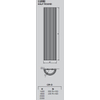 Vasco Carre Halfrond CR O designradiator halfrond verticaal 430x1800mm 1981 watt aluminium grijs (M302) 7240527 Vasco Carre Halfrond CR O designradiator halfrond verticaal 430x1800mm 1981 watt aluminium grijs (M302) 7240527