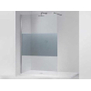 Novellini Giada paroi de douche à l'italienne H 118 120x195cm avec barre murale 100cm chr/transparente 0988045