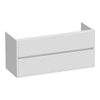 BRAUER Adore meuble sous-lavabo - 120x46x55cm - 2 tiroirs softclose - sans poignées - 2 découpes pour siphon - blanc mat SW1198261