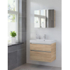 Bruynzeel Pinto badmeubelset 75x65.3x46cm spiegelkast bardolino GA12339 Bruynzeel Pinto badmeubelset 75x65.3x46cm spiegelkast bardolino GA12339