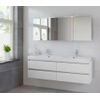 Bruynzeel Palitano badmeubelset 160x56.5x46cm spiegelkast mat wit GA10414 Bruynzeel Palitano badmeubelset 160x56.5x46cm spiegelkast mat wit GA10414