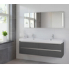 Bruynzeel Palitano badmeubelset 160x56.5x46cm spiegel grafiet GA10457 Bruynzeel Palitano badmeubelset 160x56.5x46cm spiegel grafiet GA10457