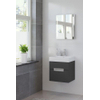 Bruynzeel Mino badmeubelset 50x56x38cm met spiegel grafiet GA10161 Bruynzeel Mino badmeubelset 50x56x38cm met spiegel grafiet GA10161