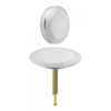 Geberit Wings kleurset voor badafvoer en overloopcombinatie chroom struct. 0711675 Geberit Wings kleurset voor badafvoer en overloopcombinatie chroom struct. 0711675