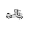 Hansa Hansavantis Style Mitigeur bain mural avec inverseur et raccords avec levier cheville chrome 0390223 Hansa Hansavantis Style Mitigeur bain mural avec inverseur et raccords avec levier cheville chrome 0390223