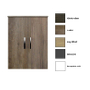 Sanicare Q1 - Q12 - Q17 kolomkast dubbel 67x32x90cm 2 deuren standaard greep met softclose Truffel SW279522 Sanicare Q1 - Q12 - Q17 kolomkast dubbel 67x32x90cm 2 deuren standaard greep met softclose Truffel SW279522