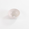 QeramiQ Dely Vasque - 20x20x9cm - ronde - ceramique - lin SW1471416