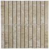 The Mosaic Factory Natural Stone Mosaïque en pierre naturelle - 28.2x30cm - carrelage mural - carré - plat - beige mat SW1576310