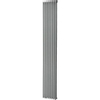 Plieger Venezia designradiator dubbel verticaal 1970x304mm 1168W zilver metallic 7252684 Plieger Venezia designradiator dubbel verticaal 1970x304mm 1168W zilver metallic 7252684